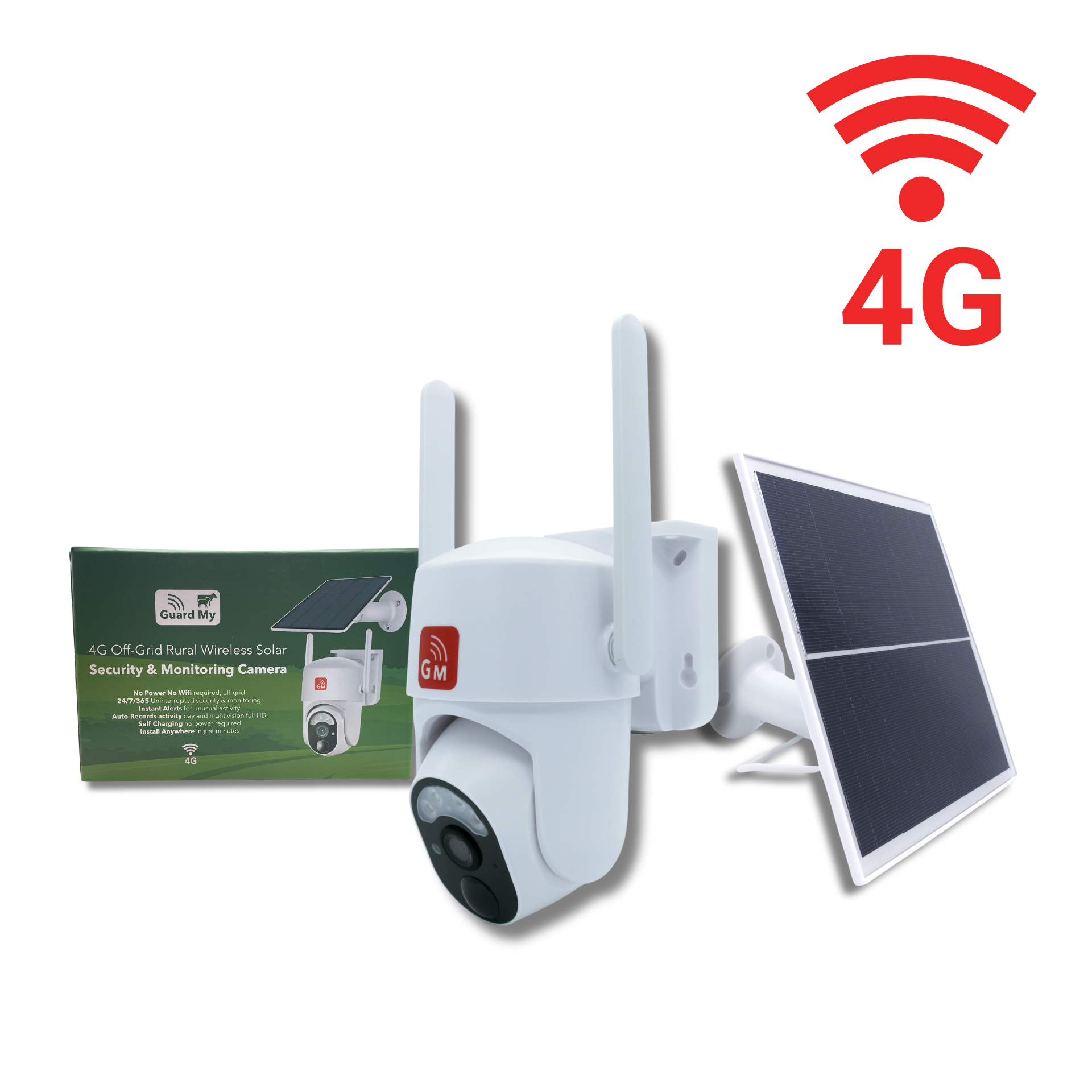 Outdoor 4G Solar Powered Security Camera – GuardMy