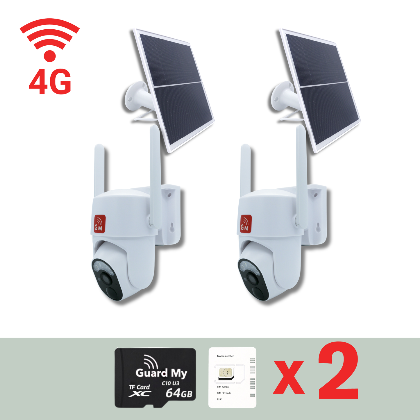 2 x WHITE 4G Bundle