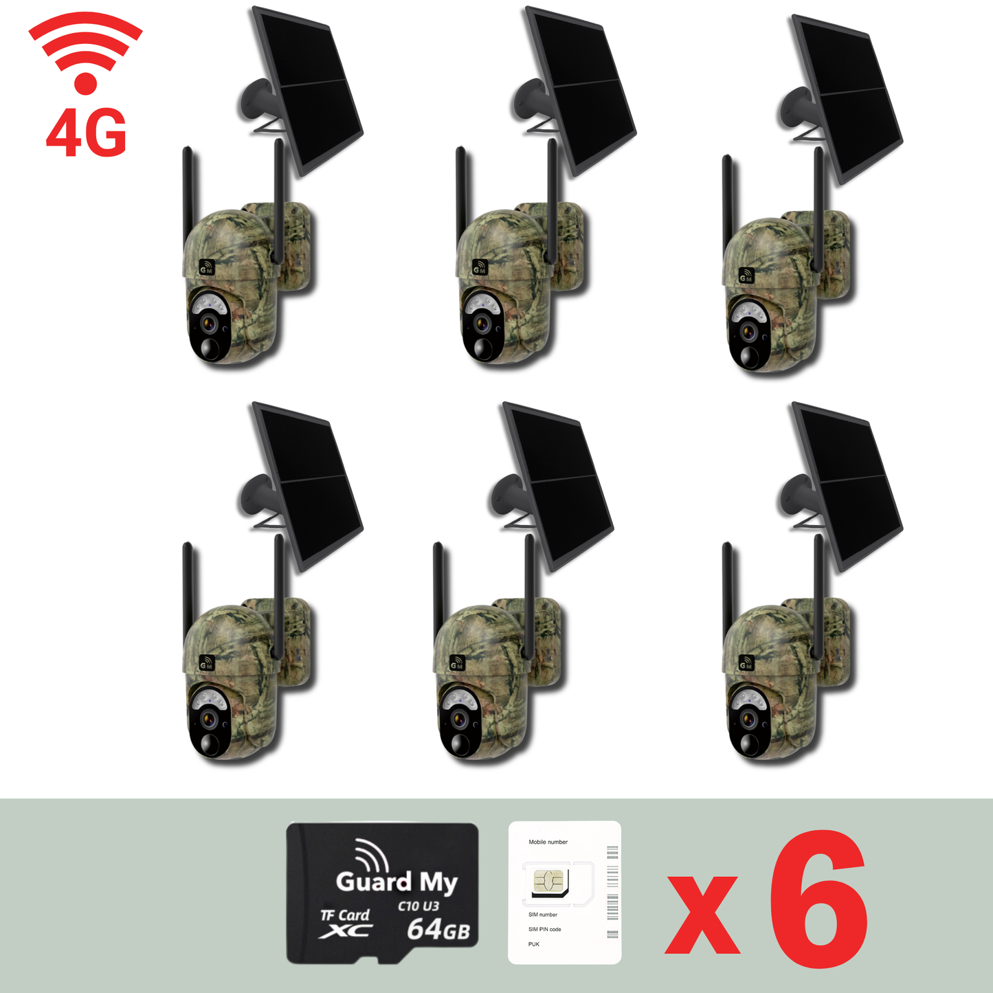 6 x CAMO 4G Bundle